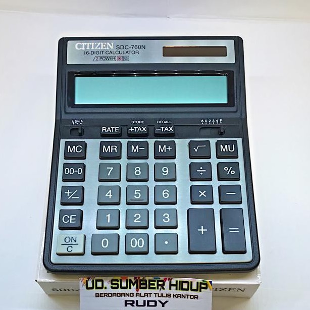 

Kalkulator CITIZEN (SDC-760N), 100% ORIGINAL