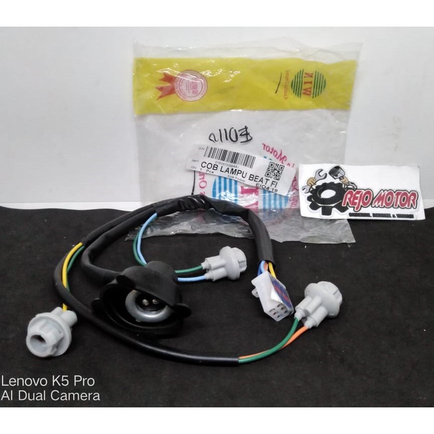 Socket Fitting Cop Lampu Depan Honda Beat Beat FI Beat ESP Beat POP Beat Street Spacy Merk Win