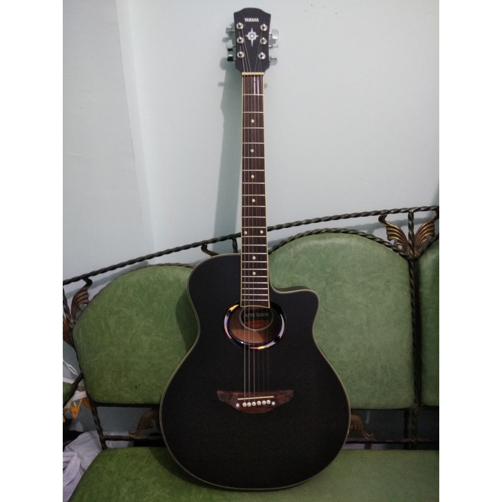  Gitar  Akustik  Merk  Yamaha Tipe Apx500ii Warna Hitam Doff 
