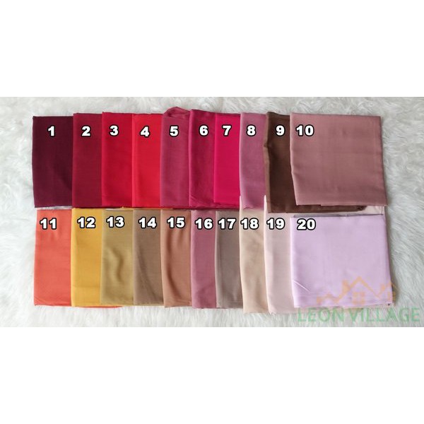 Terbaru Kerudung Segi Empat Polos Syari SAUDIA UMAMA Hijab Jilbab