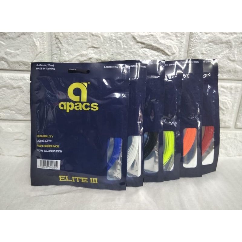 Senar Apacs Elite 3 Original - Senar Raket Bulutangkis Badminton