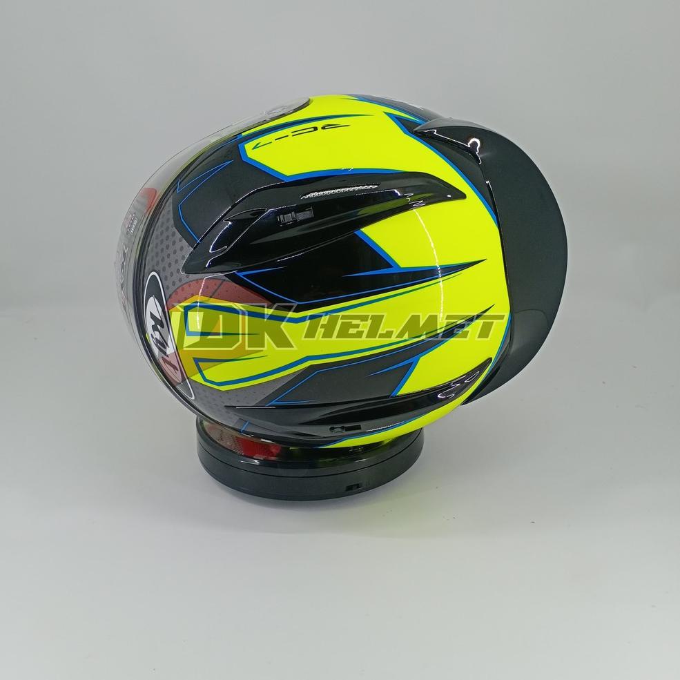 [KODE PRODUK TCQAA7154] Helm Full Face KYT RC7 Seri 16 Yellow Fluo Gun Metal Black Blue Kuning Hijau