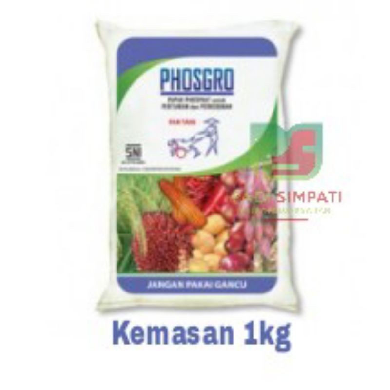 Pupuk Phospat SP TSP PHOSGRO FERTIPHOS Kemasan 1 Kg