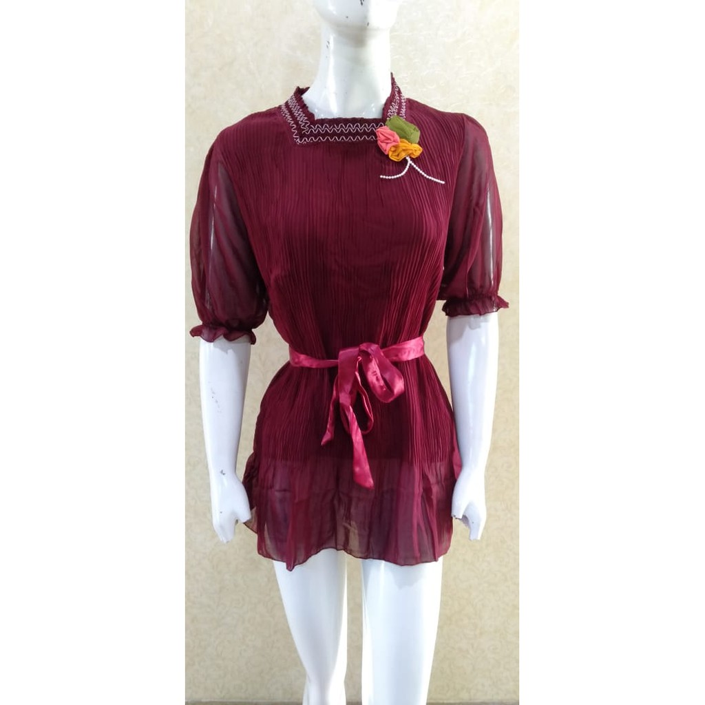 ATASAN PLISKET CHIFFON