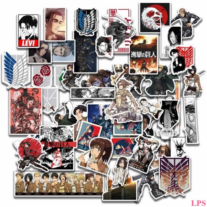 

LPS STICKER ATTACK ON TITAN STIKER TUMBLR STICKER HELM KACA SEPEDA LAPTOP