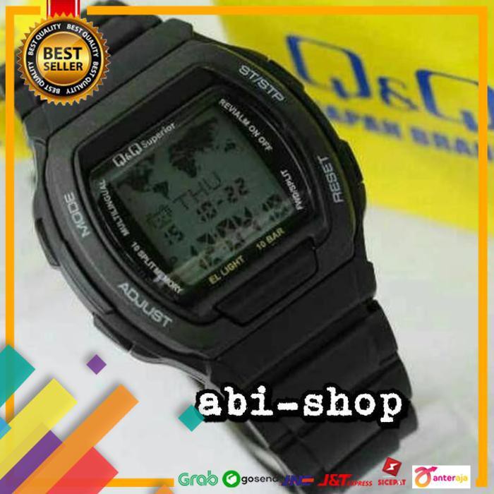BIG SALE.. JAM TANGAN PRIA - WANITA - DATA BANK QQ Q&Q MMW3P101Y MMW3 HITAM ..TERMURAH