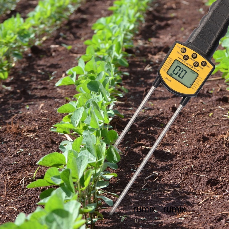 Grain Moisture Meter Pengukur Kadar Air AR991 Alat Kelembaban Kacang Gandum Jagung Beras Biji Bijian