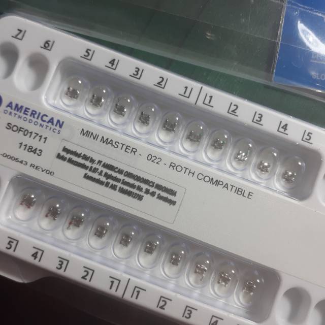Bracket american orthodontic GRATIS BUCAL TUBE IFIT AO(original garansi)