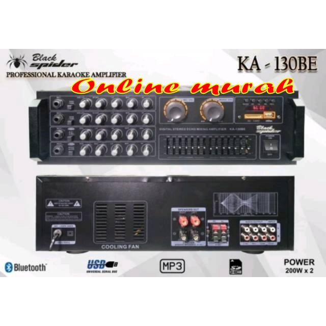 AMPLI BLACK SPIDER KA 130 BE AMPLIFIER BLACKSPIDER KA 130BE KA130BE