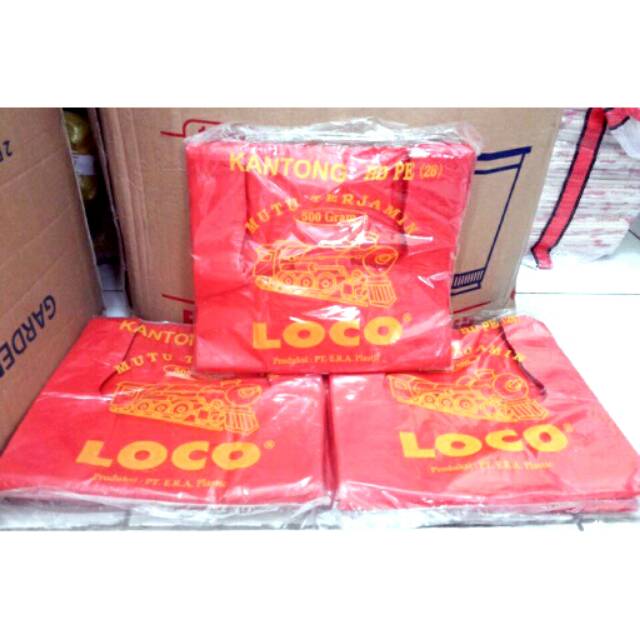 Plastik Hd Loco Uk 28/plastik Kresek Loco Uk 28 Merah