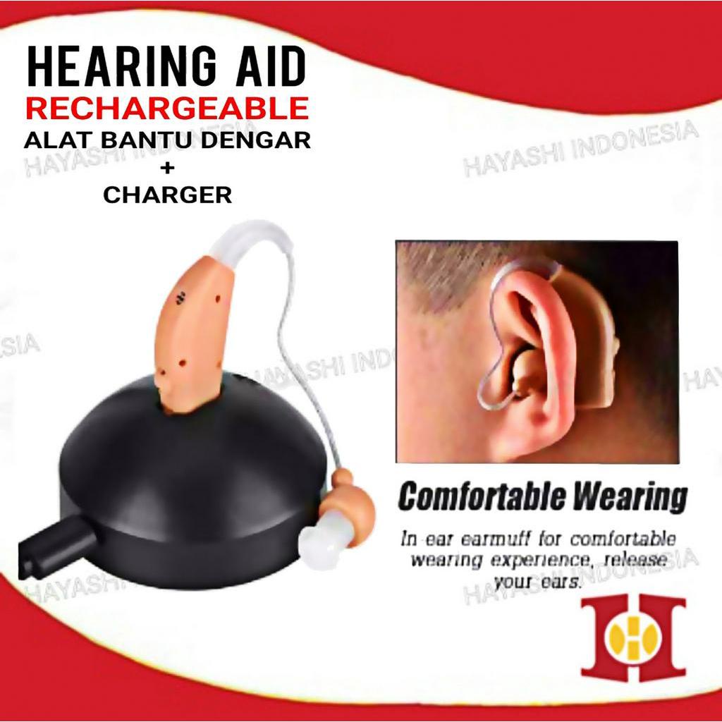 Alat Bantu Dengar Bisa di Cas Rechargeable Hearing Aid