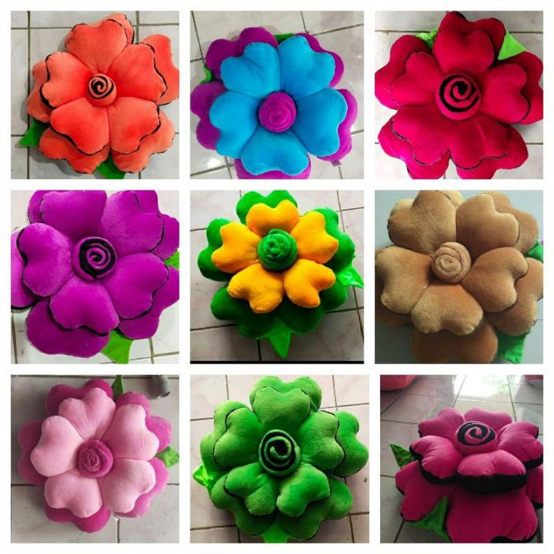 Bantal Sofa 1 pcs Bantal Bunga Mawar /Bantal Sofa Mawar