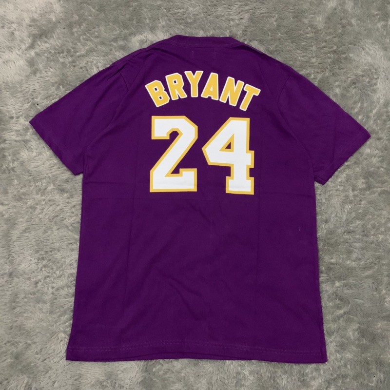 Kaos Tshirt Lakers Kobe Bryan Mitchel &amp; Ness Mirror