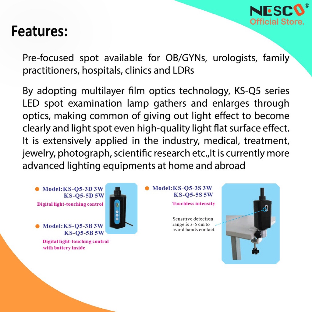 NESCO, Examination Lamp, KS-Q5