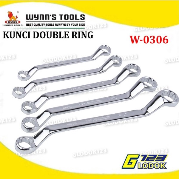 Kunci Ring Pas Set Satuan CRV 19x21 19x22 24x27 25x28 27x30 30x32 Mm