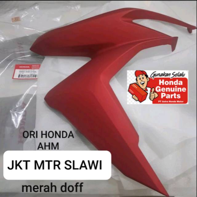 sayap depan cover front vario 150 2018-2020 merah dop doff matte red ori honda ahm asli honda