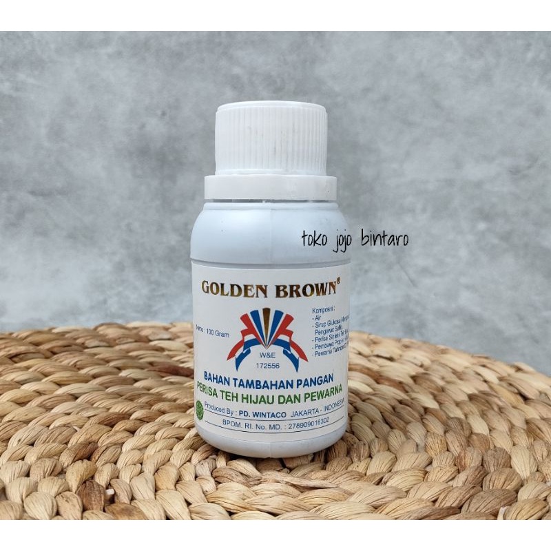 

GOLDEN BROWN PERISA GREEN TEA 100 GRAM PASTA GREEN TEA