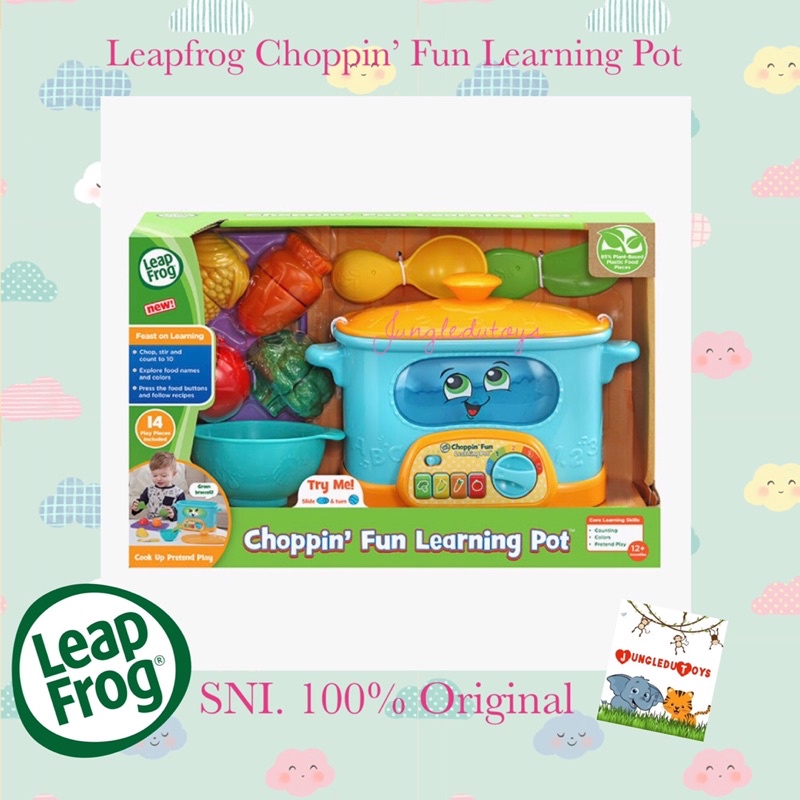 Leapfrog Choppin’ Fun Learning Pot Original Mainan Edukasi Masak-Masakan Anak