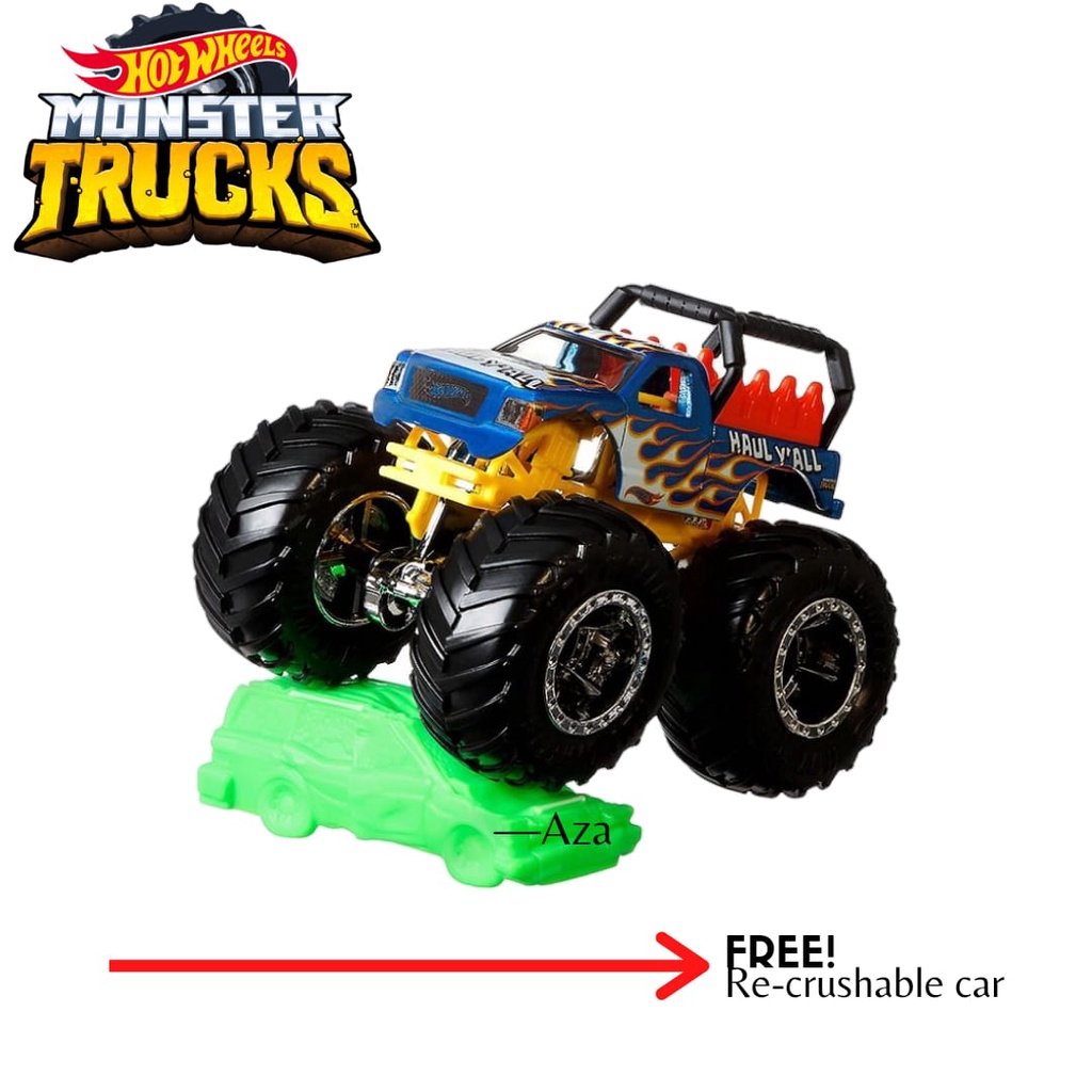 BEST SELLER | (1/2) TERMURAH! Hot Wheels Monster Trucks GLOW IN THE DARK 1/64 SKYLINE R34 fast furious HUMVEE JURASSIC PARK JEEP Diecast Marvel Spiderman Hulk Thanos Mega Wrex 5 Alarm Spongebob Super Mario Donkey Kong volkswagen momo land ROVER  big foot