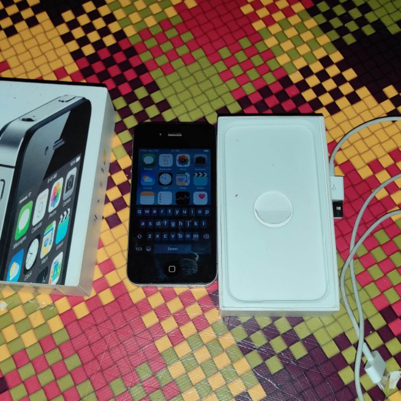 iphone 4s original ibox normal siap pakai