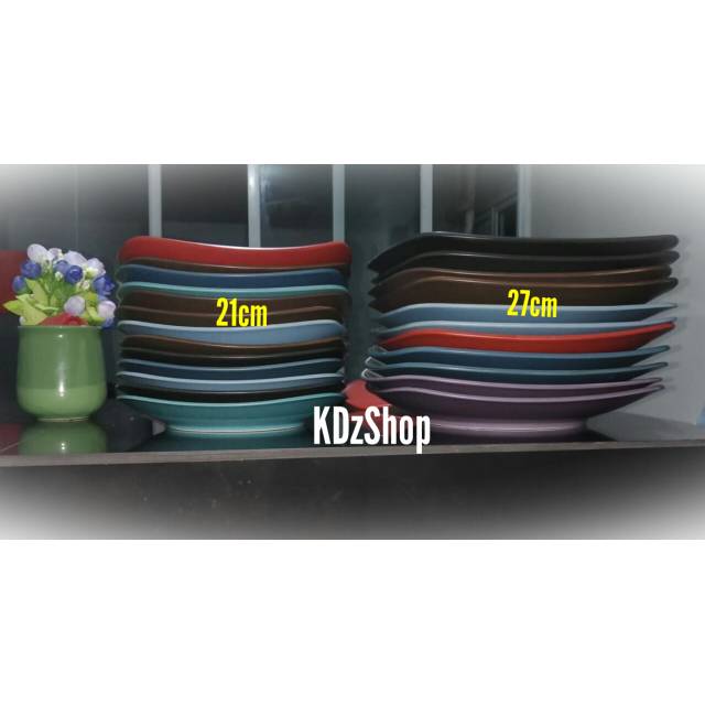 Piring Keramik / Piring Makan Keramik / Piring Persegi Noritake Sz 27cm