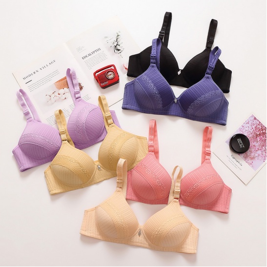 SEXYLADIES Bra cup big size polos renda import tanpa kawat bh ukuran jumbo besar