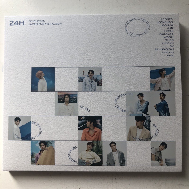 SEVENTEEN 24H Japanese Album Ver LIM C ALBUM ONLY with M Card