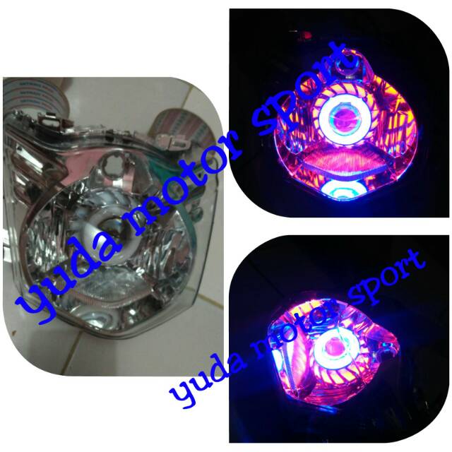 Reflektor beat karbu plus proji handlamp beat karbu plus proji