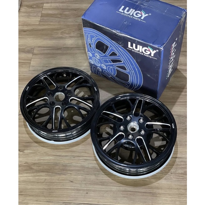 Velg Cnc Luigy CS03 Model Marus Black Series Velg Vespa Sprint Velg Vespa Primavera Vespa S Vespa LX
