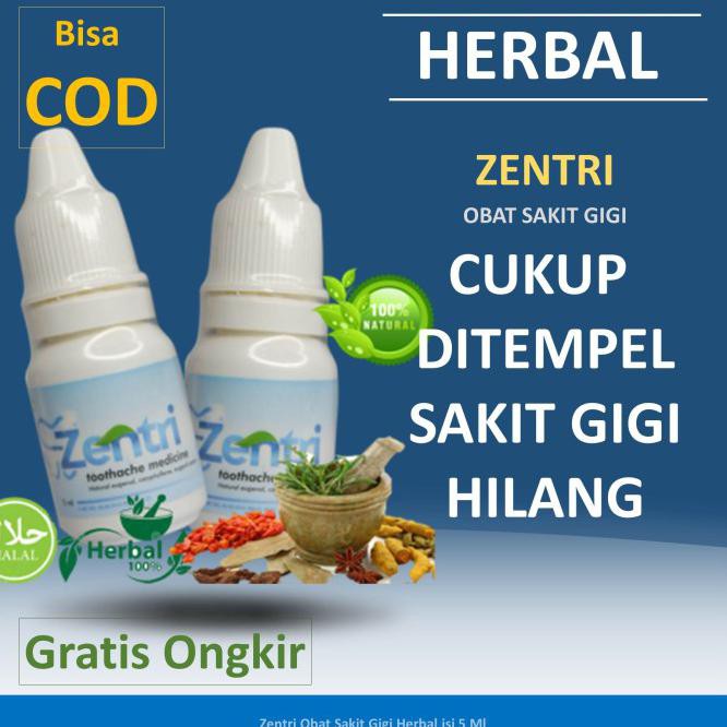 BANTING HARGA obat sakit gigi berlubang zentri isi 5ml