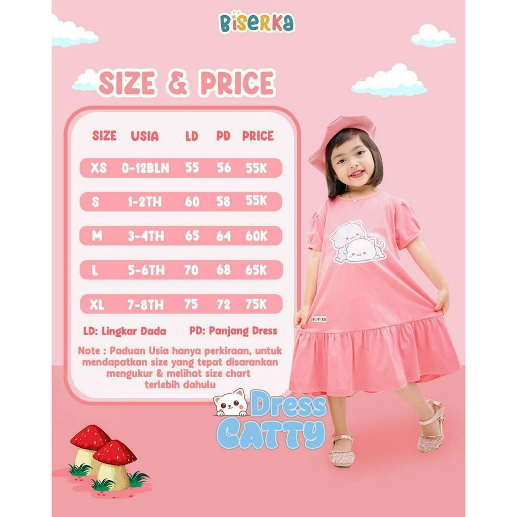 AfsheenaStoree Sle Dress Catty/Dress Anak