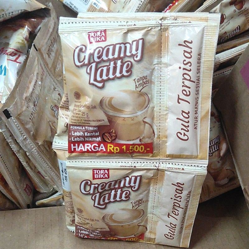 

tora bika cream latte serenceng isi 10pcs