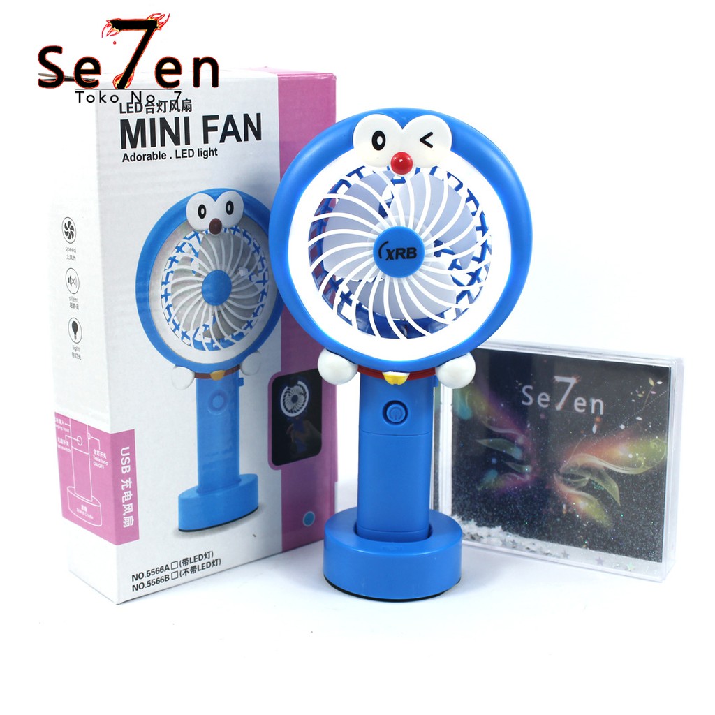 Kipas Angin Tangan Stand Portable Karakter ( Standing Mini Fan)