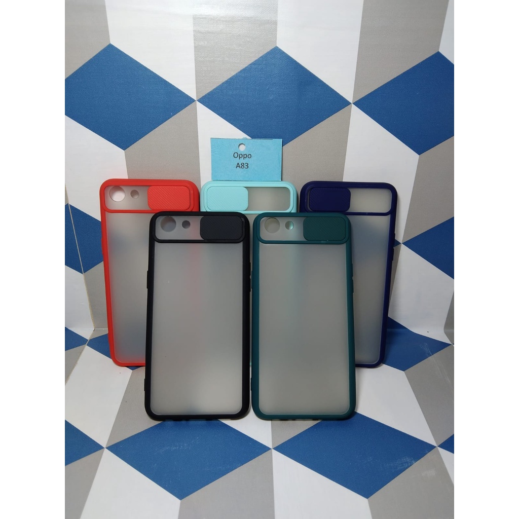 OPPO A83 SOFT CASE DOVE PENUTUP CAMERA SLIDING