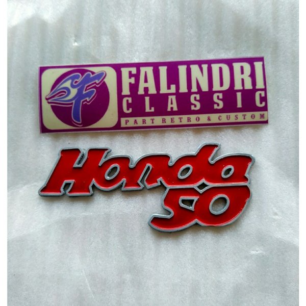 emblem sayap honda unyil c100 c102 c105 merah Berkualitas