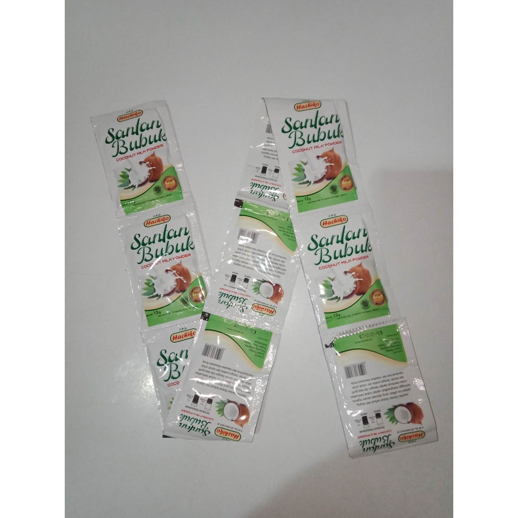 

Hachiko Coconut Milk Powder 13g Santan Bubuk per Renteng