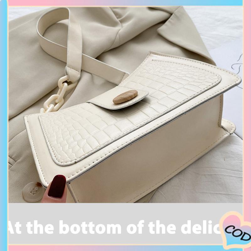 COD❤️ Tas Ketiak Fashion Wanita Tas Kotak Kecil Tas Bahu Tas Kecil Sederhana-A.one