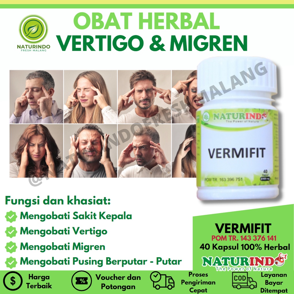 Jual Obat Vertigo Ampuh Obat Pusing Sakit Kepala Obat Migrain Sakit