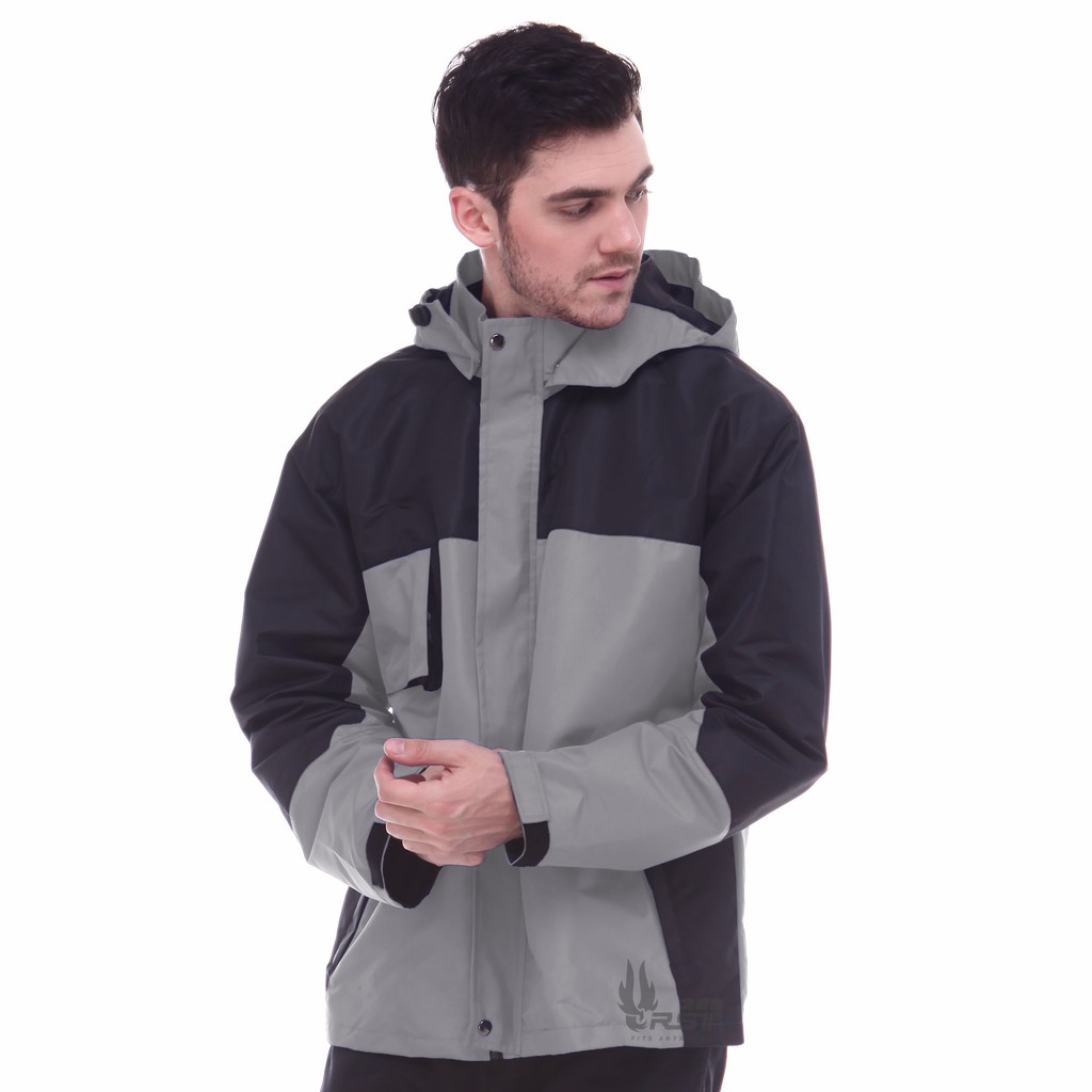 Jaket The Adventure Polos Abu abu