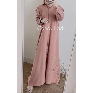 NESYA RUFLLE DRESS/DRESS PESTA BROKAT/GAMIS BRUKAT/GAMIS PREMIUM BRUKAT NEYZA
