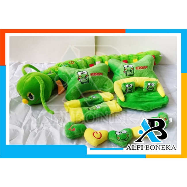 Paket Bantal Mobil dan bantal leher - Bantal sandar Mobil set murah - bantal mobil 7in1 boneka lucu