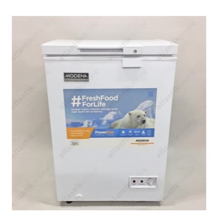 Modena Chest Freezer Box 100 Liter MD-0110 100L MD 0110 Freezer Daging