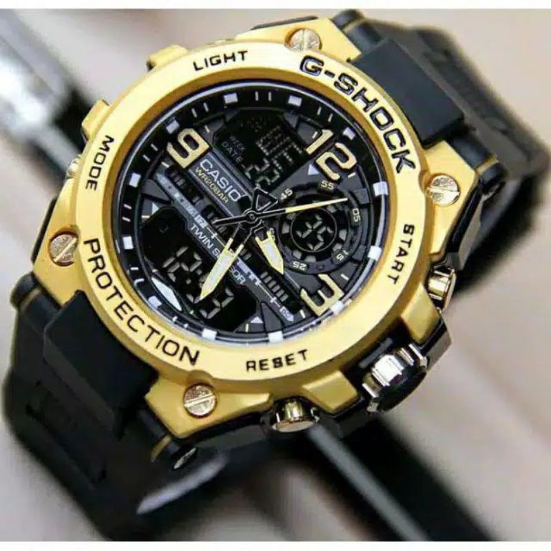 JAM TANGAN PRIA KEPALA BESI G-SHOCK CASIO GST 8600 METAL