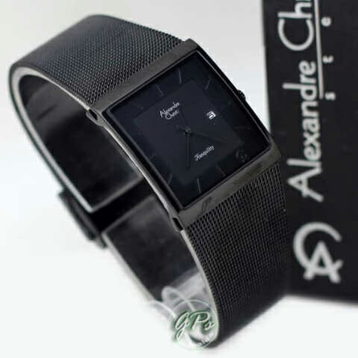 JAM TANGAN WANITA ALEXANDRE CHRISTIE AC 8333 FUll BLACK. ORIGINAL