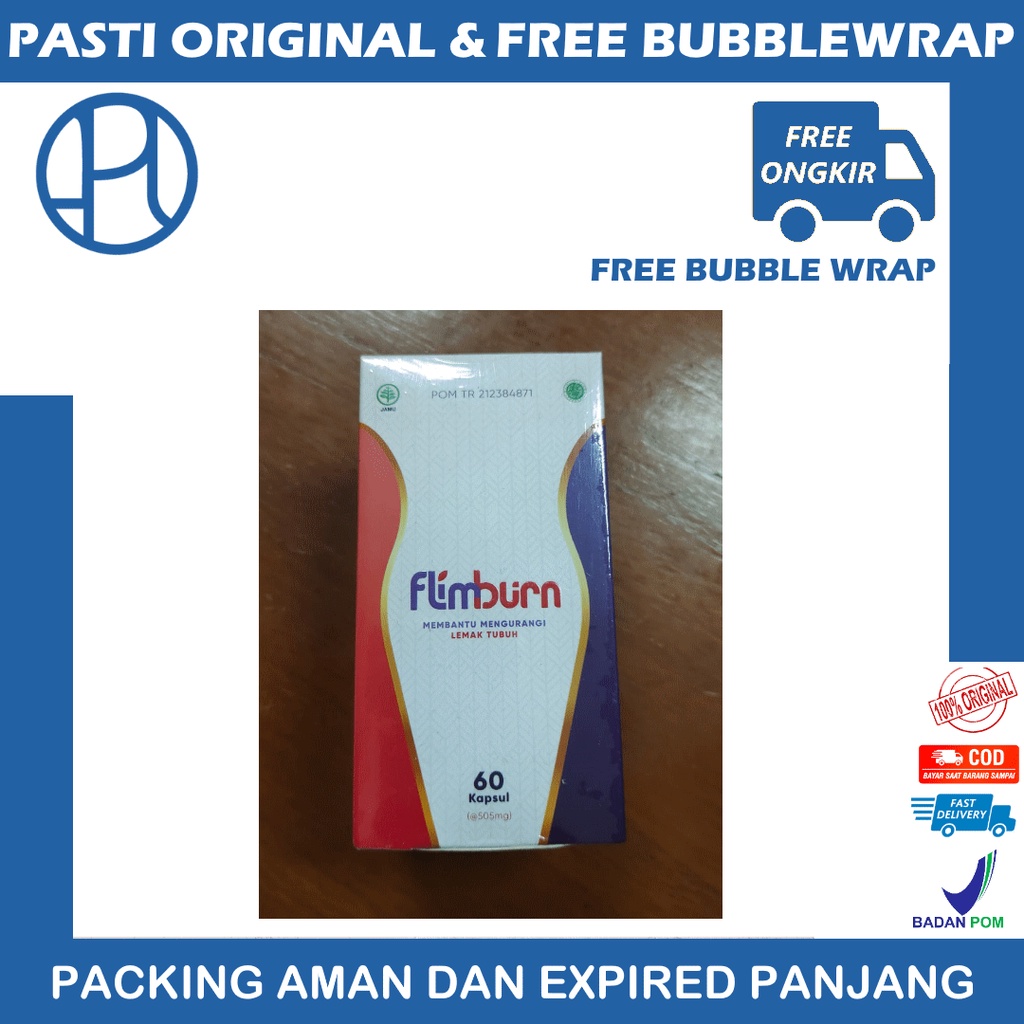 FLIMBURN BOTOL ISI 60 by Flimty DIET BAKAR LEMAK FAT PELANGSING FLIM BURN