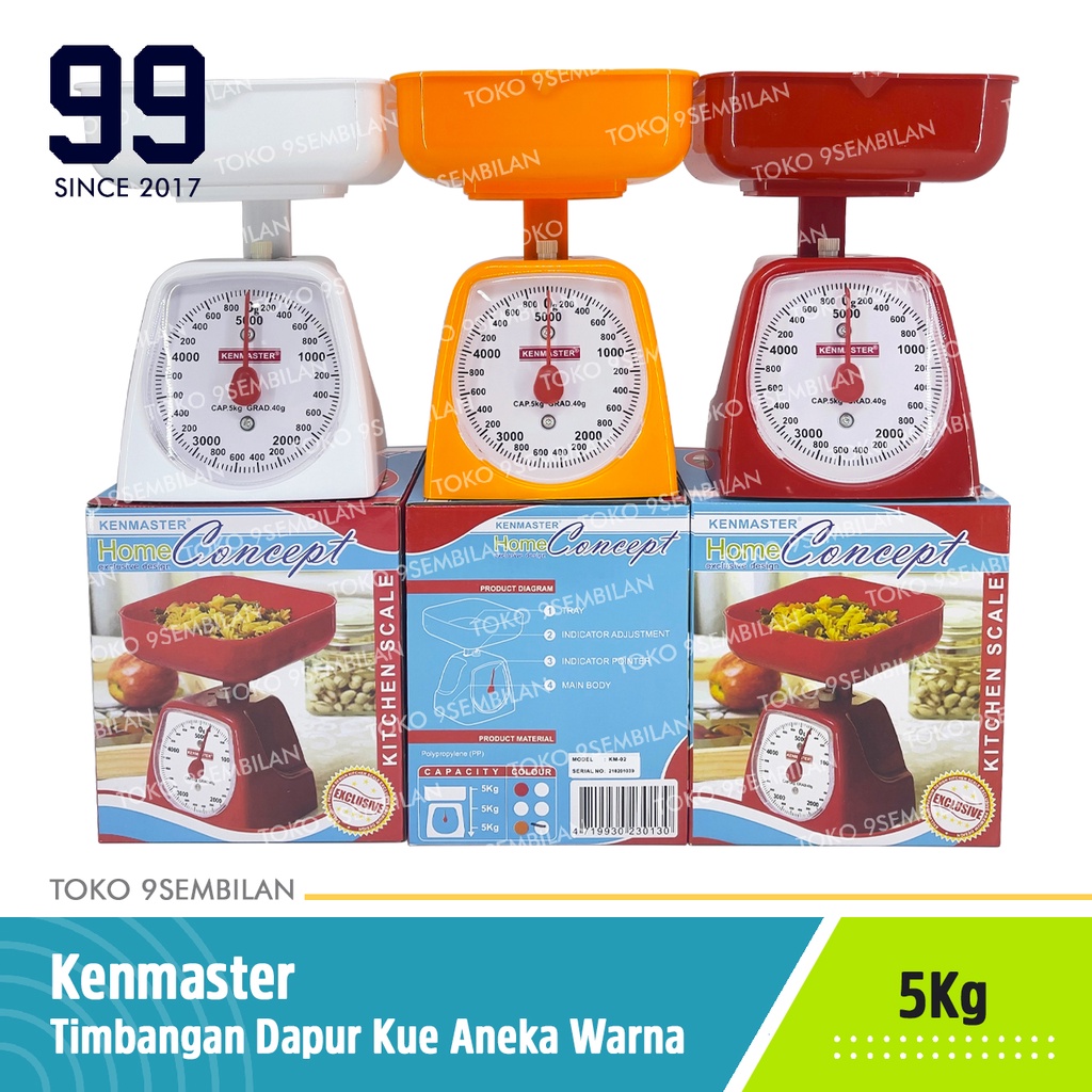 New Kenmaster Timbangan Kue 5Kg 5000g Analog Kitchen Scale 5 kg