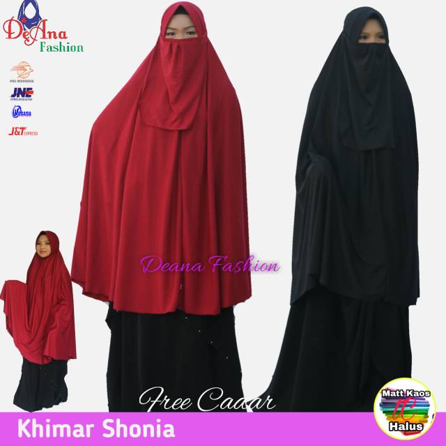 JILBAB KHIMAR  SUPER JUMBO FREE CADAR BAHAN KAOS TC HALUS