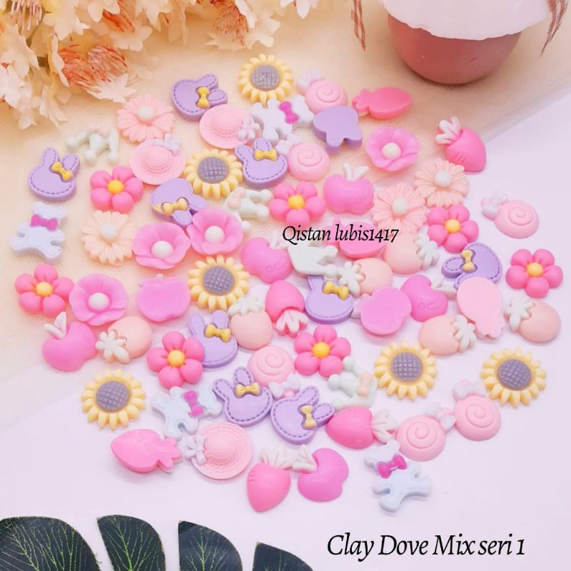 Clay dove shaby motif/warna baru geser gambar