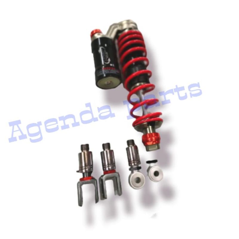 Peninggi Shock Sambungan Shockbreaker belakang untuk variasi, KTC, KTC EXTREME, RIDE-IT, SHOWA, DBS -DRAT KUNCI 19/Diameter drat 16 mili All Matic, Bebek,Sport (Harga untuk 1pcs/1 biji)