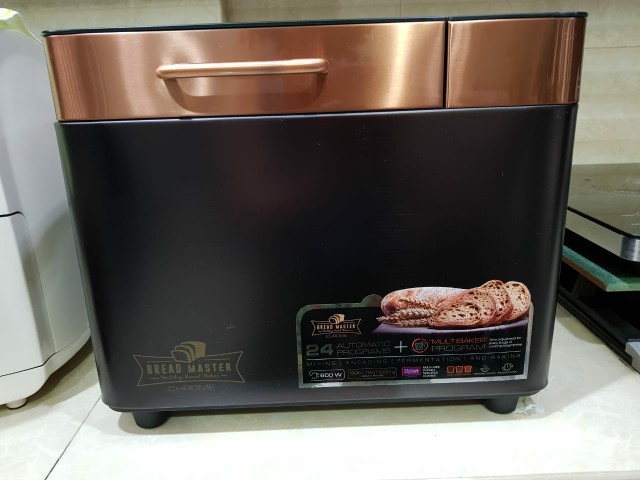 Bread Master Chrome Mesin Pembuat Roti Otomatis / Bread Maker / Peralatan Kue / Baking Ready Medan
